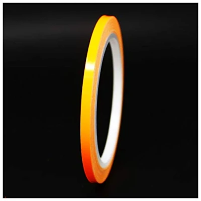Abbildung von Finest Folia 10 Meter (0,79/Meter) Glanz Zierstreifen Auto Motorrad Boot Modellbau Silber Chrom Dekorstreifen Seitenstreifen (Neon Orange, 3mm Breite)