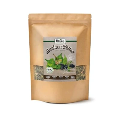 Abbildung von Biojoy BIO Maulbeerblätter Tee (250 g), getrocknet und geschnitten (Morus alba, Morus nigra)