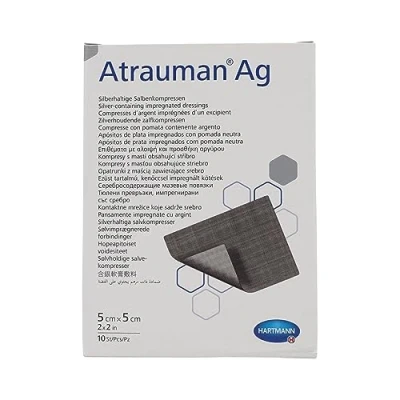 Abbildung von Atrauman AG Silber, 5 x cm, 10 Stück