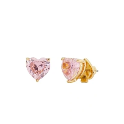 Abbildung von kate spade new york MY LOVE Heart Studs Ohrringe, Damen, Größe: One Size, Pink