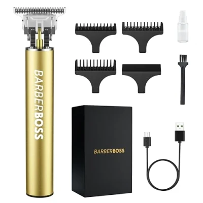 Abbildung von Barberboss Bartschneider Männer &amp; Schnurlose Haarschneidemaschinen Männer: für Haarschnitt, Haarschneider Präzisionstrimmer QR 2070