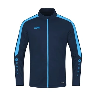 Abbildung von JAKO Herren Polyesterjacke Power, Marine/Skyblue, M