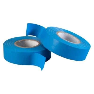 Abbildung von GOCABLETIES Isolierband Blau 19 mm x 20 m strapazierfähiges, selbstklebendes zum Schutz, Bündeln und Reparieren von Kabeln 2 Rollen