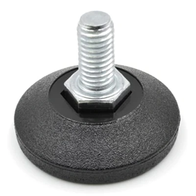 Abbildung von Design61 4X Verstellschraube Justierschraube Ø 38 mm mit verzinkter Stellschraube M8 x 16