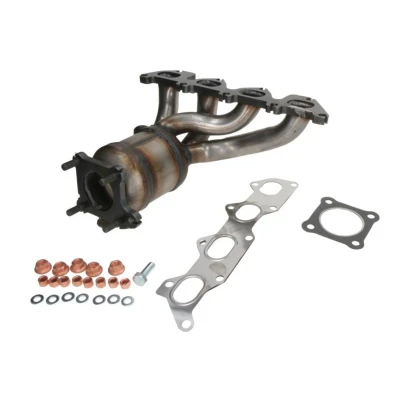 Abbildung von BOSAL 099 046 Katalysator Euro 3, 4 mit Anbauteilen VOLKSWAGEN: Polo III Hatchback, Golf 4, IV SKODA: Fabia 1 Combi