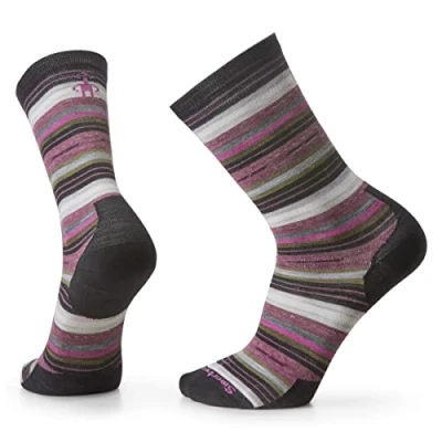 Abbildung von Smartwool Everyday Margarita CREW Sportsocken, Damen, Größe: 34 37, Black