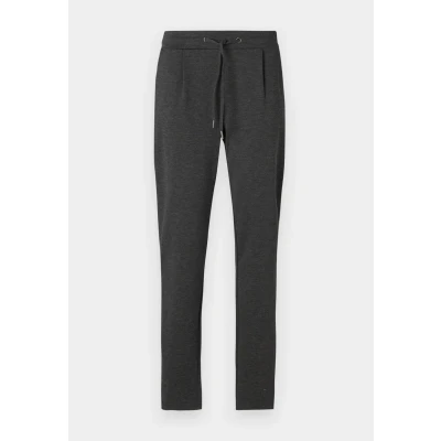 Abbildung von ICHI IHKATE PA2 Damen Sweathose Sweatpants Relaxhose mit Stretch Schmaler Schnitt Elastikbund, Größe:M, Farbe:Dark Grey Melange (10021)