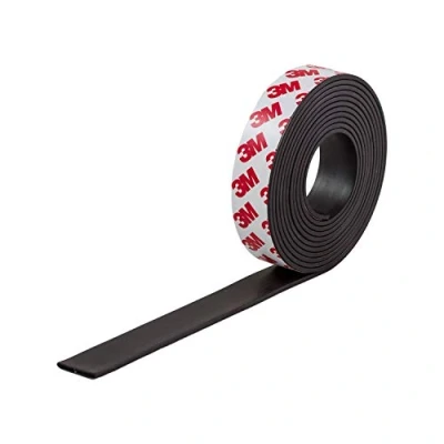 Abbildung von Magnetastico Magnetband selbstklebend stark mit 3M Marken Kleber 1.2 Meter Magnetstreifen für Poster, Postkarten, Fotos Flexibel, bruchfest Magnetklebeband, Magnetklebestreifen