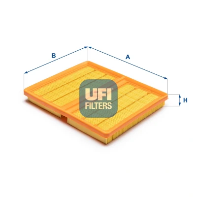 Abbildung von UFI 30.A51.00 Luftfilter 30 270 217 Filtereinsatz VOLKSWAGEN: Polo VI, Golf 7, V Hatchback, SEAT: Leon III Ateca, ST