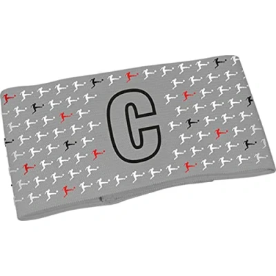 Abbildung von Derbystar Unisex Erwachsene Bundesliga V22 Kapit nsbinde, Grau Schwarz Rot, Junior EU
