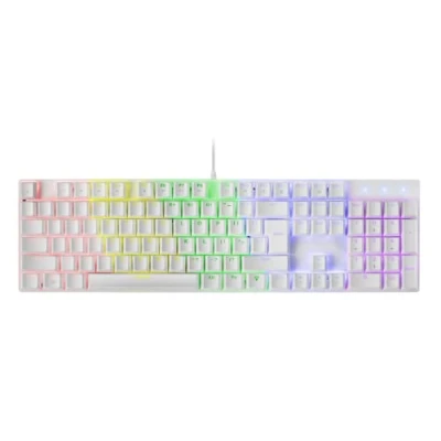 Abbildung von MARSGAMING Gaming MK422 Weiß, Mechanische Tastatur RGB, Antighosting, Mechanischer Switch Rot, US Sprache, MK422WRUS