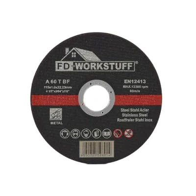 Abbildung von Profi Flexscheiben │ 10 Stück Ø 115 mm, 1 mm dünn für Flex, Trenn und Winkelschleifer Inox Trennscheiben by FD Workstuff