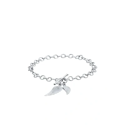 Abbildung von Elli WING Armband, Damen, Größe: 18, Silber