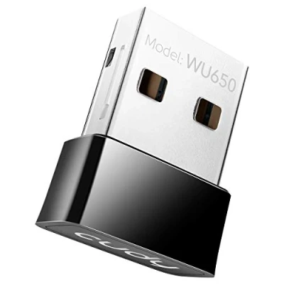 Abbildung von Cudy WU650 AC650 USB WiFi Adapter für PC, Dual Band Laptop, Nano Größe, Kompatibel mit Windows XP/7/8.x/10/11