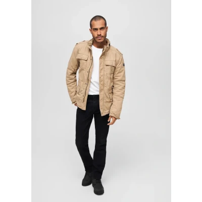 Abbildung von Brandit Britannia Übergangsjacke, Herren, Größe: Medium, Camel