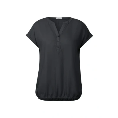 Abbildung von Cecil Kurzarm Bluse, Damen, Größe: Small, Grau