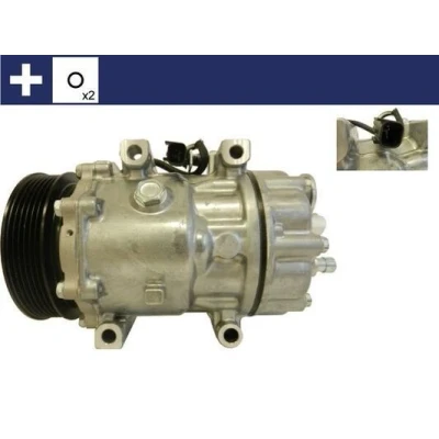 Abbildung von MAHLE ORIGINAL ACP 769 000S Kompressor SD7V16 12 PAG 46 R 134a mit Dichtring FORD: Galaxy Mk2 MPV, KUGA 1, Focus 2 Kombi, VOLVO: V50, C30