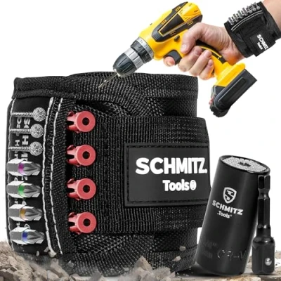Abbildung von SCHMITZ.Tools Magnetarmband Handwerker Geschenke Werkzeug Gadget für Männer Heimwerker Geschenk Adventskalender 2024