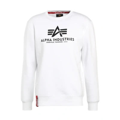 Abbildung von Alpha Industries Basic Sweatshirt, Herren, Größe: Small, Weiss