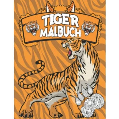 Abbildung von Tiger Malbuch: Buch mit Mandalas zum ausmalen