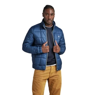 Abbildung von G Star Meefic Quilted Übergangsjacke, Herren, Größe: XS, Luna blue