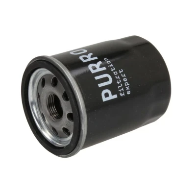 Abbildung von PURRO PUR PO8018 Ölfilter UNF 3/4&quot; 16 mit einem Rücklaufsperrventil Anschraubfilter NISSAN: MICRA 3, Qashqai / Qashqai+2 I, Note I