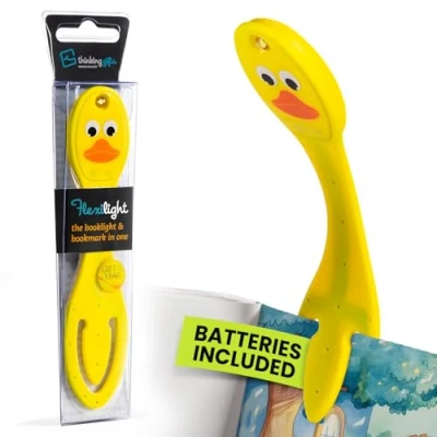 Abbildung von Gifts for Readers &amp; Writers Flexilight Leselampe 2 in 1 Lesezeichen Buch Licht LED Clip On Kinder und Erwachsene Buchlampe Buchzubehör Geschenk für Leser, Buchliebhaber