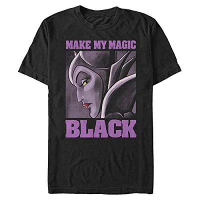 Abbildung von Disney Herren Bösewichte Mistress Evil T shirt, Schwarz, M