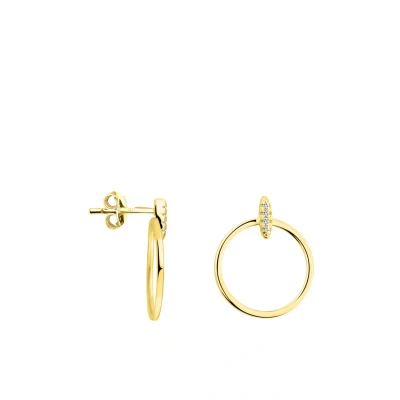 Abbildung von Sofia Milani Circle BAR Ohrringe, Damen, Größe: One Size, Gold coloured