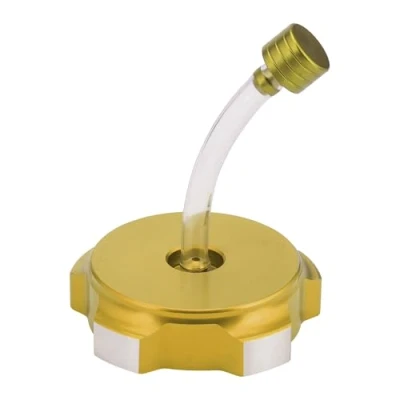 Abbildung von GOOFIT Performance Racing Benzin Tankdeckel Ersatz für 50cc 70cc 90cc 110cc 125cc Taotao Kazuma Coolste Dirtbike Motorcycle Pitbike Gold