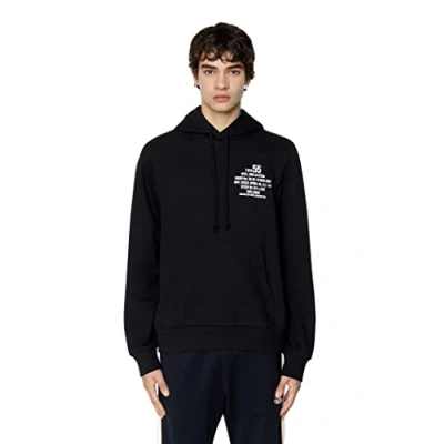 Abbildung von Diesel_S GINN HOOD K26 FELP_SWEATSHIRT_Schwarz_XL