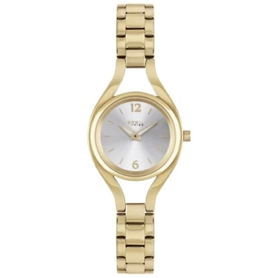 Abbildung von Breil Damen Armbanduhr Elettra mit goldfarbenem Stahlarmband, 5 Bar, Gehäusedurchmesser: 30 mm, EW0588
