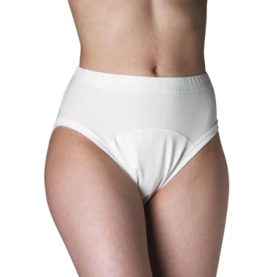 Abbildung von MEDISET made by modellia Inkontinenzslip für Damen bei leichter bis mittlerer Inkontinenz zur Fixierung von Einwegvorlagen, Gr. 54/56
