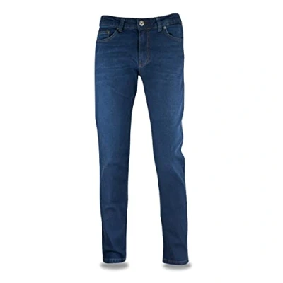 Abbildung von JEEL Herren Jeans Regular Fit Straight Cut Stretch Hose Basic Washed Blau (404 03) 29W / 32L