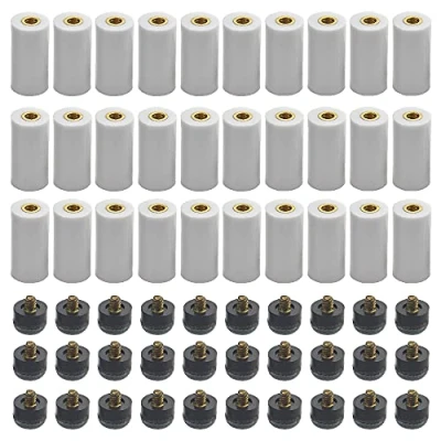 Abbildung von XINGYHENG 30 Set 13 mm Billardqueue Aderendhülsen mit Schraub Queue Spitzen, Billard Zubehör, Ersatzteile, Stick Reparatur Werkzeug