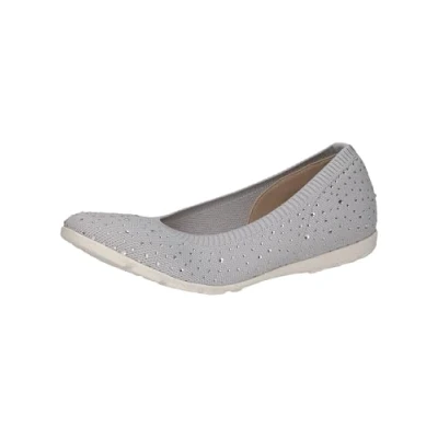 Abbildung von Caprice Klassischer Ballerina, Damen, Größe: 39, Lt grey knit Schuhe