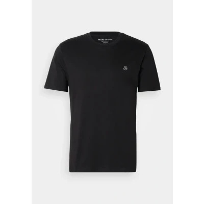 Abbildung von Marc O&#039;Polo Short Sleeve LOGO Tshirt basic, Herren, Größe: Small, Black