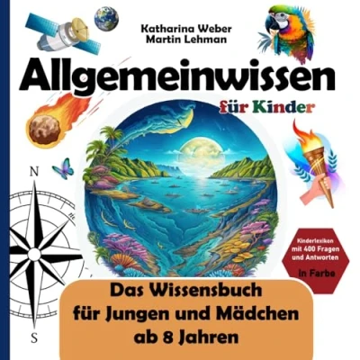 Abbildung von Allgemeinwissen für Kinder: Das Wissensbuch Jungen und Mädchen ab 8 Jahren. Kinderlexikon mit 400 Fragen Antworten in Farbe