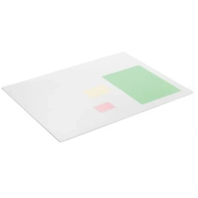Abbildung von Durable Schreibtischunterlage transparent mit Dekorrille, 65 x 50 cm, blendfrei, rutschfeste Tischunterlage, PP, 712319