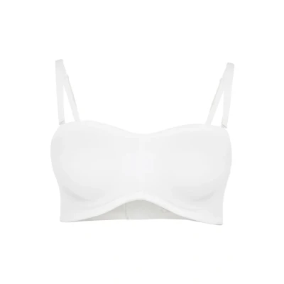 Abbildung von Lascana trägerloser/variabler BH, Damen, Größe: 85F, Weiß