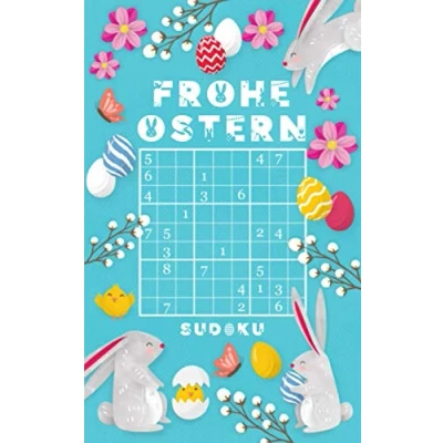 Abbildung von Frohe Ostern Sudoku: 184 knifflige Rätsel von leicht bis sehr schwer kleines Rätselbuch Ostergeschenk Für Erwachsene