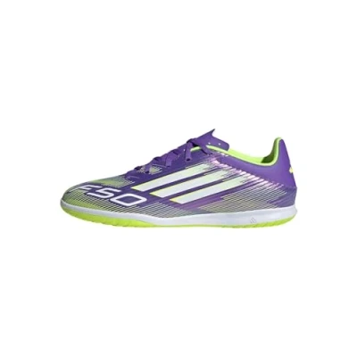 Abbildung von adidas Performance F50 CLUB IN Fußballschuh Halle, Herren, Größe: 48 2/3, Purple rush/footwearwhite/lucid lemon Schuhe