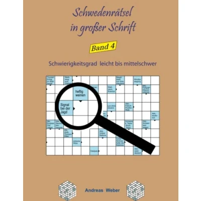 Abbildung von Schwedenrätsel in großer Schrift Band 4: Schwierigkeitsgrad einfach bis mittelschwer