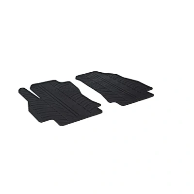 Abbildung von Gledring 0923 Fußmattensatz Gummi vorne 2 schwarz 750mm 550mm