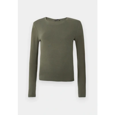 Abbildung von ONLY Onlriley O NECK Langarmshirt, Damen, Größe: Small, Kambaba