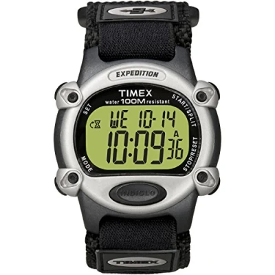 Abbildung von Timex Herren Expedition in Voller Größe Digital CAT Schwarze Schnell Wickel Armbanduhr T48061