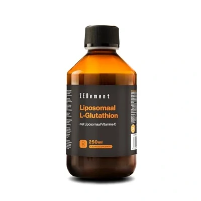 Abbildung von Glutathion Liposomal mit Vitamin C für maximale Bioaktivität Hochdosiert, Vegan, Laborgeprüft Zenement