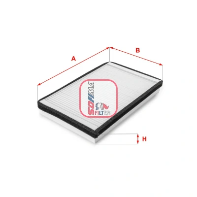 Abbildung von Innenraumfilter SOFIMA S3033C