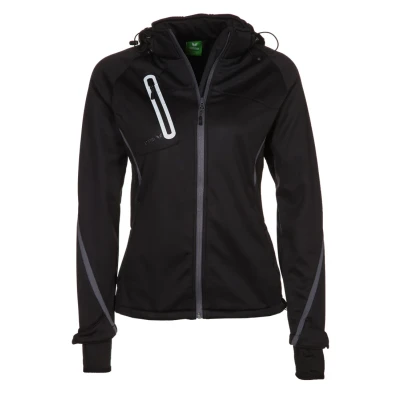 Abbildung von Erima Softshelljacke, Damen, Größe: 40, Schwarz/anthrazit