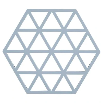 Abbildung von Zone Denmark Triangles Topfuntersetzer/Untersetzer für Töpfe, Silikon, 16 x 14 cm, himmelblau (Sky)
